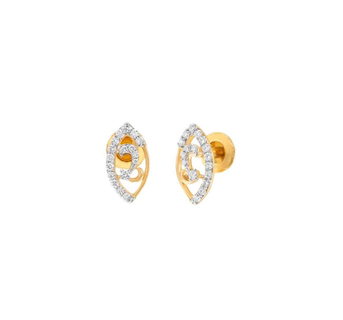 Cindel diamond ear stud