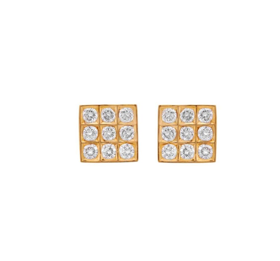 Classic square-ear stud