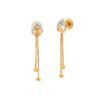 Diya Hanging kids diamond earring-side