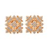 Geometric-Gems Diamond Stud