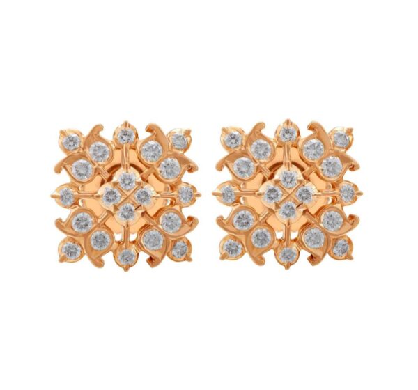 Geometric-Gems Diamond Stud