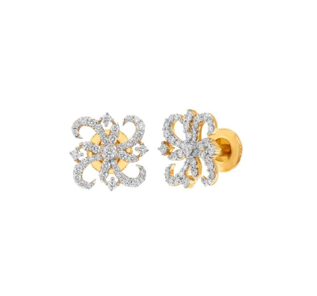 Kolam Diamond ear studs