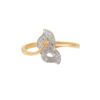 Leaves of Spring classic diamond ring