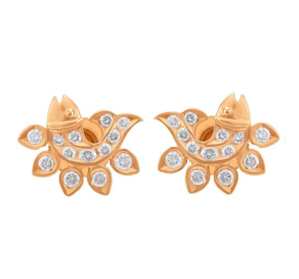 Matsya-Diamond Stud