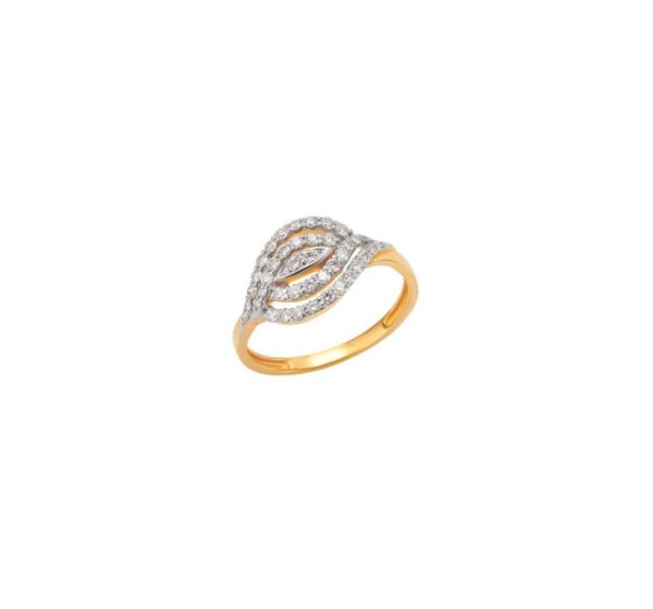 Multi layers diamond ring-tilted