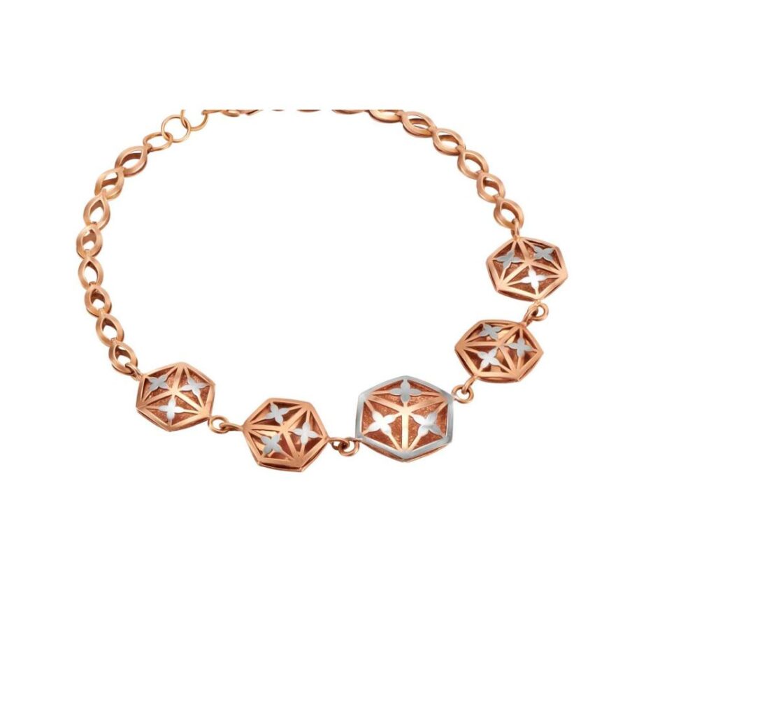 Mutli Sapphire trinklet bracelet-tilted