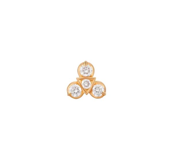 New Clover Diamond Nose pin