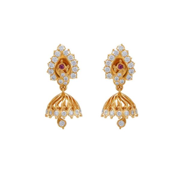 Peacock Jimiki diamond-earrings