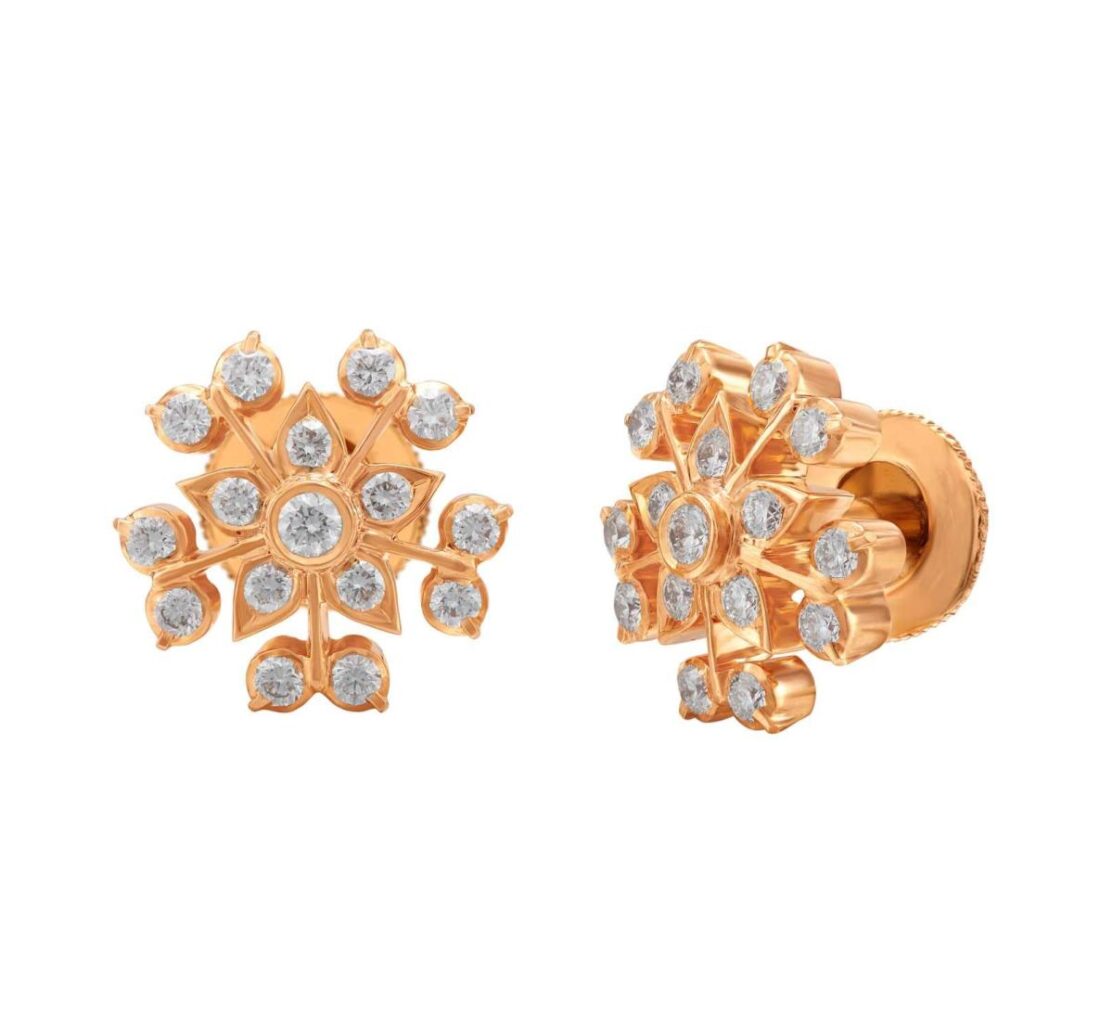 Penta bloom Diamond Stud