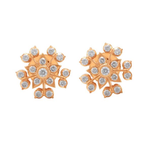 Penta bloom Diamond-Stud