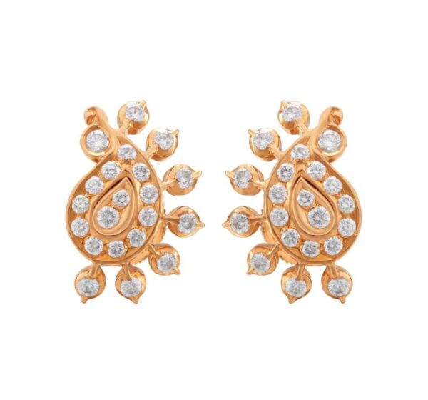 Royal Mango Diamond Stud