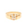 Square 4 diamond ring for men