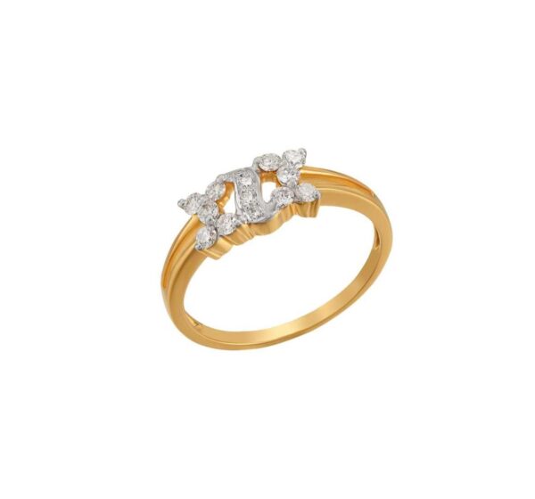 Supreme Shine diamond ring-tilted