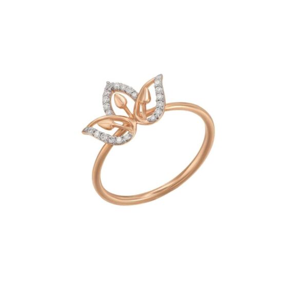 Trijoythi diamond ring-tilted