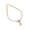 Vermilion blossom Diamond Necklace