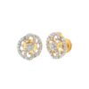 Wheel of fortune diamond ear studs