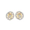 Wheel of fortune diamond-ear studs