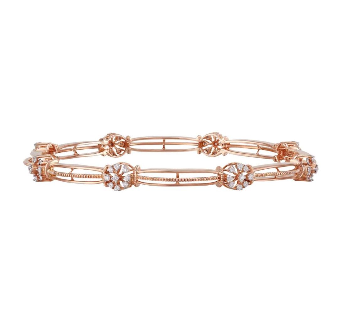 blossom diamond bangle