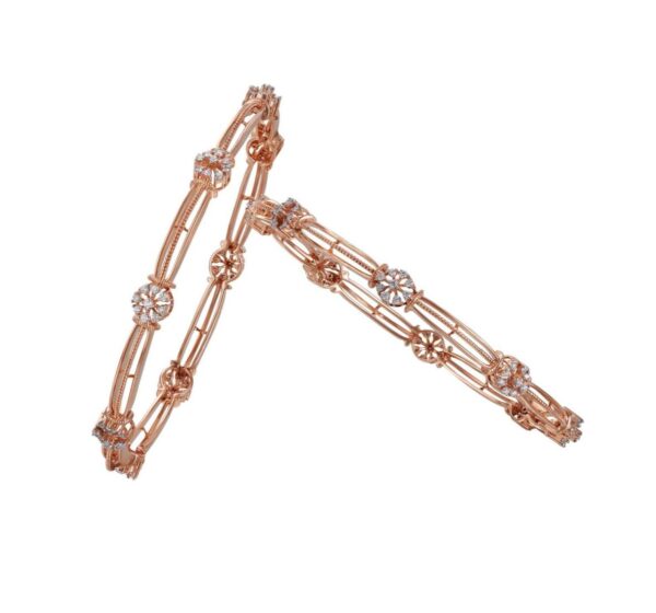 blossom diamond bangle-tilted