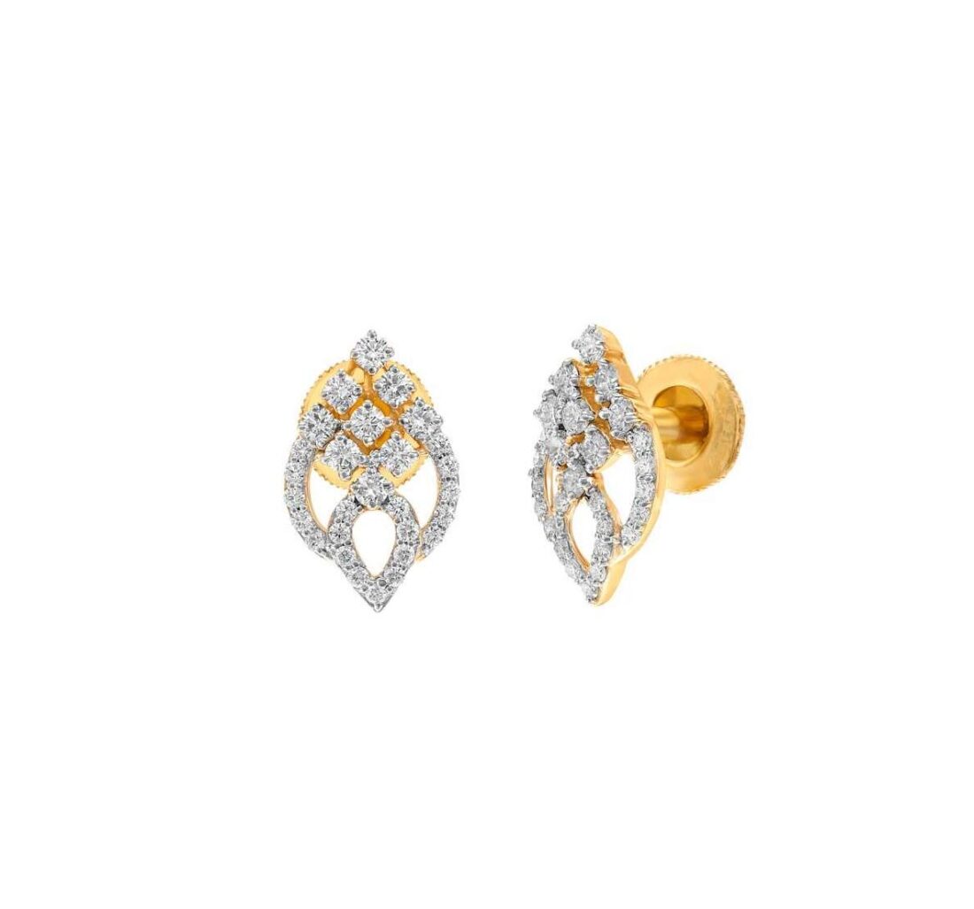 embellish diamond ear studs