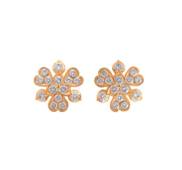 hearts n clovers -ear stud