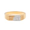 plush modern diamond band for men