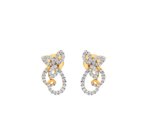 trioka-diamond ear studs